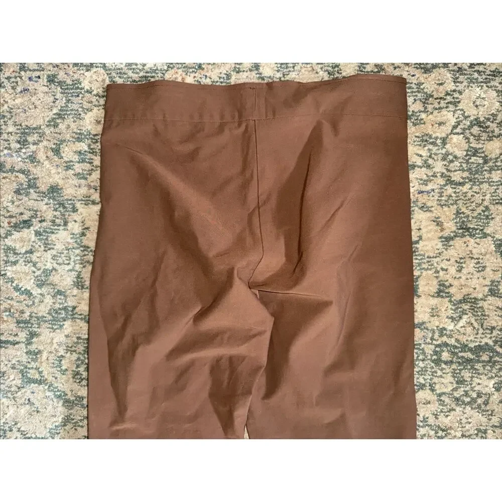 Avenue Montaigne Women's‎ Billy F1224 Tan Pull on Pants Stretch Sz 10 Camel